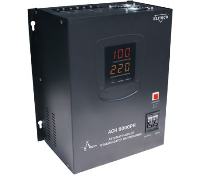 Стабилизатор напряжения Elitech АСН 8000РН 171768, фото 1 