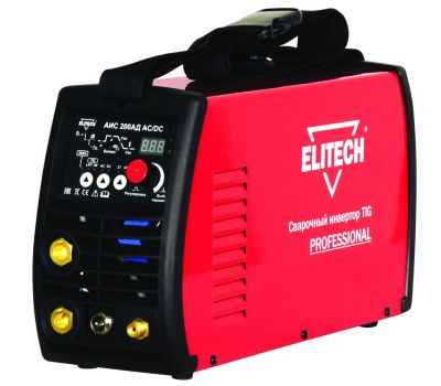  Сварочный инвертор ELITECH АИС 200АД AC/DC 180451, фото 1 