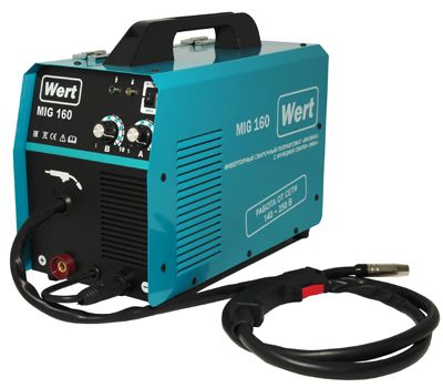  Сварочный инверторный полуавтомат MIG/MAG WERT MIG 160 185835, фото 1 