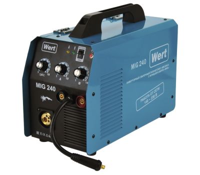  Сварочный инверторный полуавтомат MIG/MAG WERT MIG 240 (W1701.004.00) 195063, фото 1 