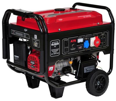  Бензиновый генератор (электростанция) ELITECH БЭС 12500ЕТАМК 187489, фото 1 