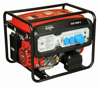  Генератор бензиновый ELITECH БЭС 6500 Е 155201, фото 1 