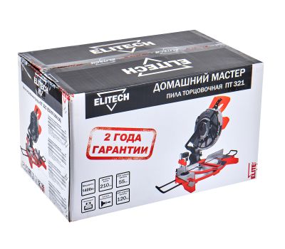  Пила торцовочная ELITECH ДМ ПТ 321 (E2007.006.00) 202433, фото 9 