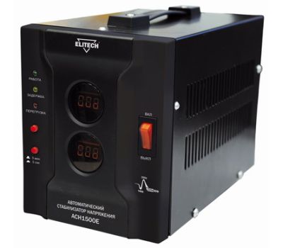  Стабилизатор напряжения ELITECH АСН 1500Е 178389, фото 1 