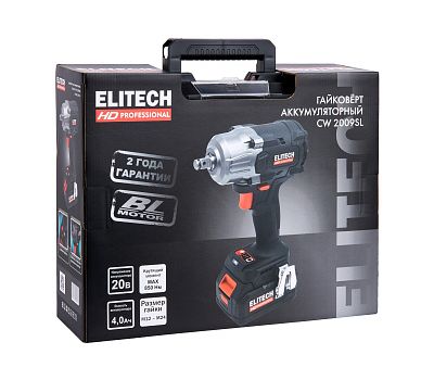  Аккумуляторный ударный гайковёрт ELITECH HD CW 2009SL (E2201.059.01) 205747, фото 8 