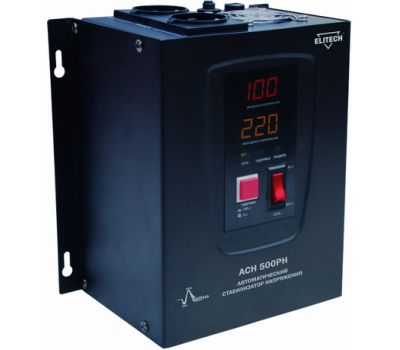  Стабилизатор напряжения Elitech АСН 500РН 171762, фото 1 