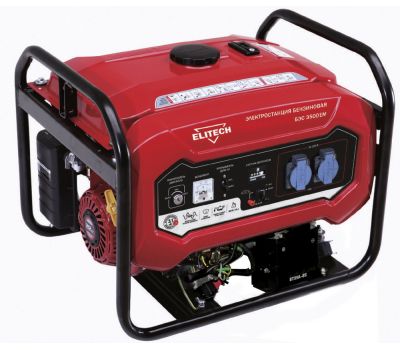  Бензиновый генератор (электростанция) ELITECH БЭС 3500ЕМ 175456, фото 1 