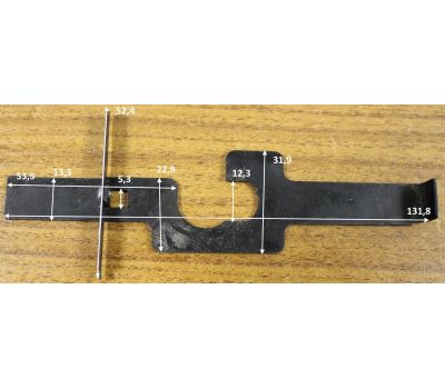  Рычаг зажимной с пружиной в сборе ПД 1255П Elitech 1810.014100 193079, фото 1 