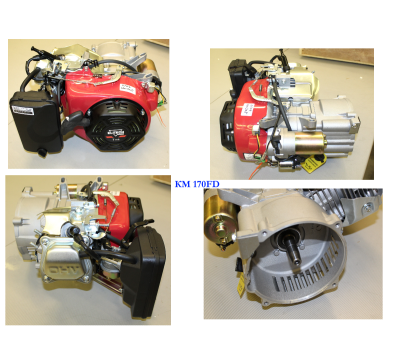  Двигатель в сборе, 170FЕ, 208см3, 7лс, электростартер. СГБ 3000.3500Е ПРО Elitech 0104.120305 200710, фото 1 