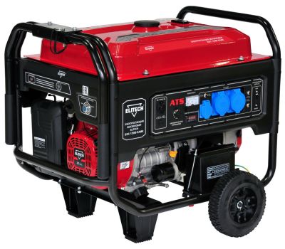  Бензиновый генератор (электростанция) ELITECH БЭС 12500ЕАМК 186992, фото 1 