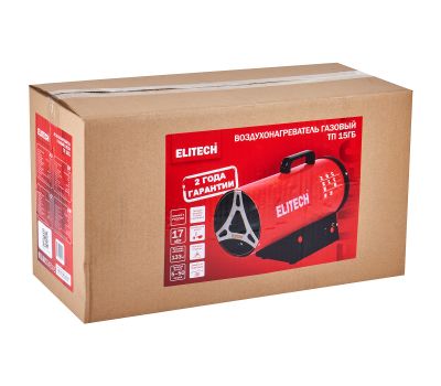  Газовая тепловая пушка ELITECH ТП 15ГБ 177654, фото 10 