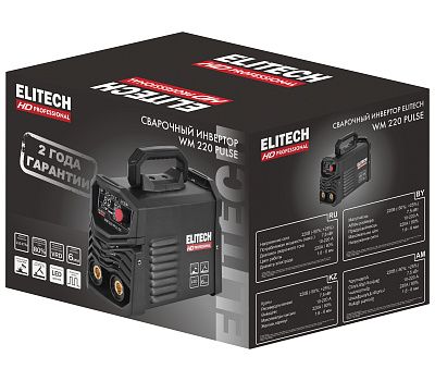  Сварочный инвертор ELITECH HD WM 220 PULSE 204468, фото 8 