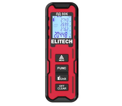  Дальномер лазерный ELITECH Стандарт ЛД 80К (E0301.006.00) 209207, фото 1 