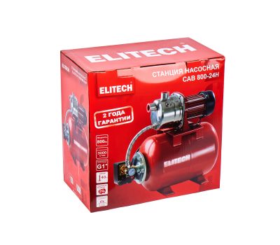  Станция насосная ELITECH Стандарт САВ 800-24Н 205662, фото 2 