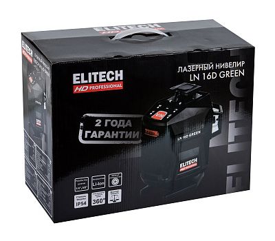 Нивелир лазерный ELITECH HD LN 16D GREEN 204737, фото 10 