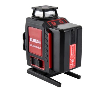  Нивелир лазерный зеленый ELITECH Стандарт ЛН 360-4-ЗЕЛ 204874, фото 2 