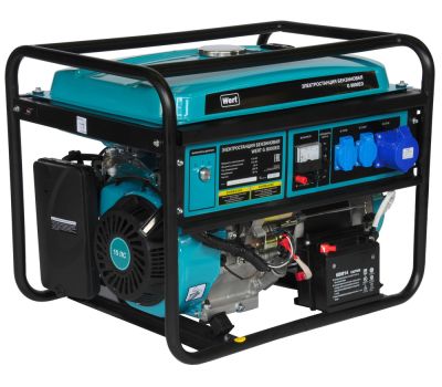  Бензиновая электростанция (Генератор) WERT G 8000ED 185455, фото 1 