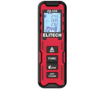  Дальномер лазерный ELITECH Стандарт ЛД 60К (E0301.005.00) 209206, фото 1 