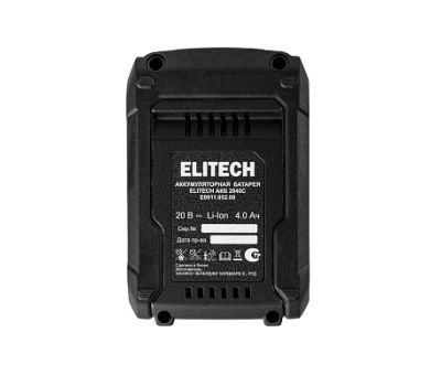  Аккумуляторная батарея ELITECH Стандарт АКБ 2040С (E0911.052.00) 205832, фото 4 
