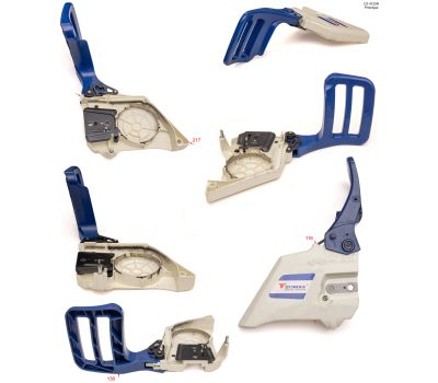  Брекер в сборе CS 4125R (E1611.005.00) Elitech 0801.155450 208658, фото 1 