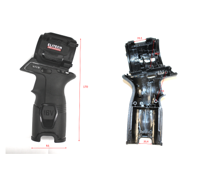  Корпус левый CD 16L2 (E2201.039.00) Elitech 1801.085600 206995, фото 1 