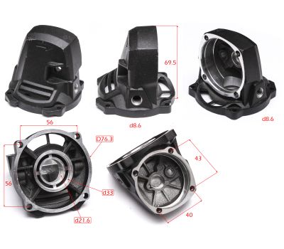  Корпус редуктора. МШУ 1412Э (Е2213.002.00) Elitech 1805.075810 196877, фото 1 