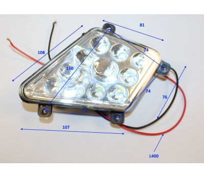  Фара левая (для версии с двумя фарами) СМ 7Э Elitech 1500.097602 186135, фото 1 