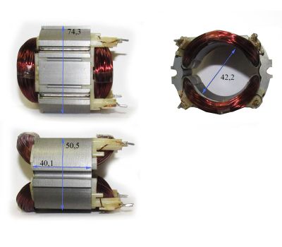  Статор. ZJ-4001-02. П 1340ЭМ Elitech 1804.103900 187527, фото 1 