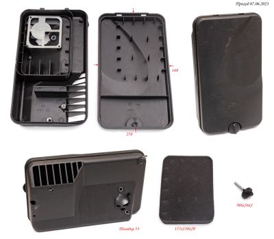  Фильтр воздушный в сборе. СГБ 6500РМ ПРО (E0101.011.00). СМ. 0101.372550 Elitech 0101.350650 203059, фото 1 