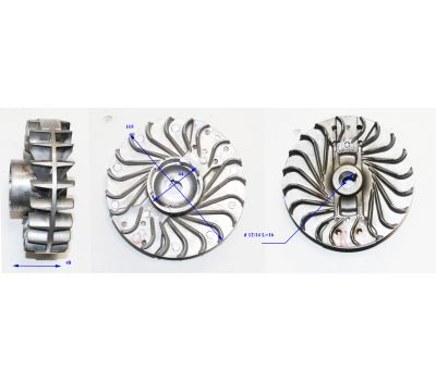  Крыльчатка,HY-E58029 Elitech 0810.012800 177795, фото 1 