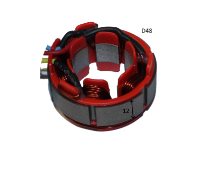  Статор в сборе CD 12L2 (E2201.038.00) Elitech 1801.085750 213510, фото 1 