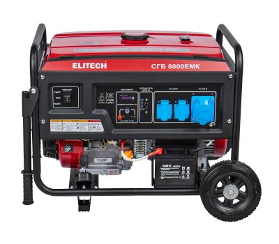  Бензиновый генератор (электростанция) ELITECH СГБ 8000ЕМК 205553, фото 1 
