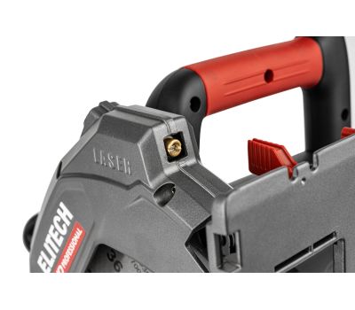  Пила дисковая,1600Вт,5000об/мин,диск-ф190х30мм,рез-65мм,5кг,адап,лазер.луч,парал.упор,пл.пуск,кор. ELITECH HD CS 1666E (E2206.028.01) 205359, фото 4 