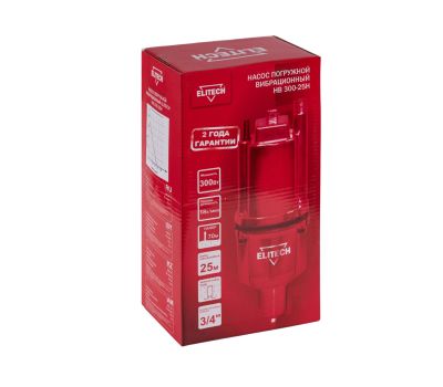  Насос вибрационный ELITECH НВ 300-25Н 205626, фото 7 
