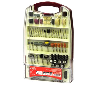  Набор из 188 предметов для прямой микрошлифмашины. ELITECH 1820.001600 179133, фото 1 