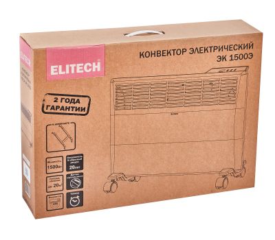  Электрический конвектор ELITECH ЭК 1500Э 209201, фото 9 