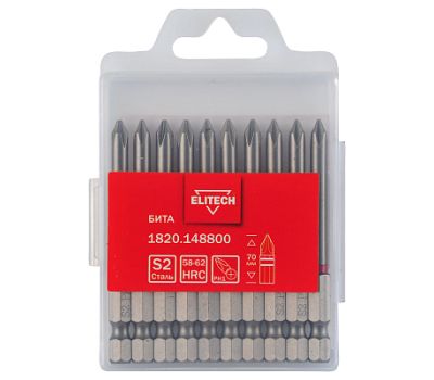  Биты магнитные ELITECH 1820.148800 204247, фото 1 