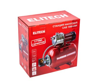  Насосная станция ELITECH САВ 1000-24Н 205663, фото 10 