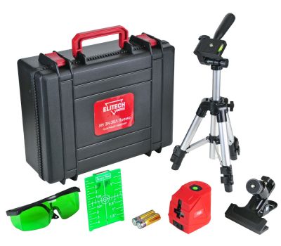  Лазерный нивелир ELITECH ЛН 3К-ЗЕЛ Промо (Е0306.015.00) 200569, фото 1 