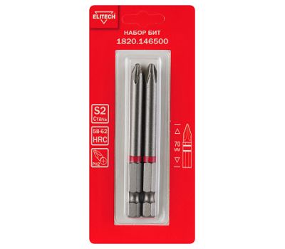  Биты магнитные ELITECH 1820.146500 204224, фото 1 