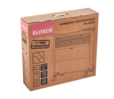  Электрический конвектор ELITECH ЭК 1000Э 209200, фото 9 