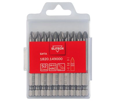  Биты магнитные ELITECH 1820.149000 204249, фото 1 
