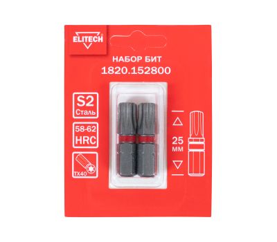  Набор бит ELITECH 1820.152800 204287, фото 1 