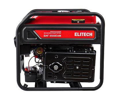  Бензиновый генератор инверторного типа ELITECH БИГ 9500ЕАМ 204775, фото 2 