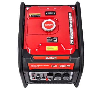  Бензиновый генератор инверторного типа ELITECH БИГ 3800РМ 204587, фото 3 