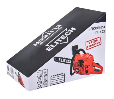  Бензопила ELITECH ДМ ПБ 452 (E1611.013.00) 205449, фото 9 