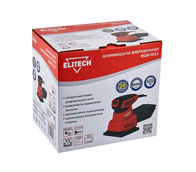  Шлифмашина вибрационная ELITECH МШВ 0211 183184, фото 10 