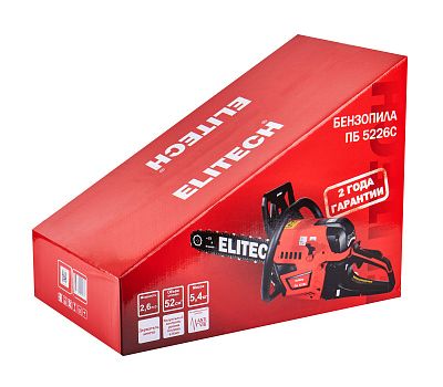  Бензопила ELITECH ПБ 5226C (E1611.011.00) 205453, фото 10 