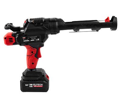  Пистолет для герметика аккумуляторный ELITECH HD CCG 20SL6 (E2208.013.01) 205762, фото 1 