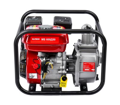  Мотопомпа бензиновая ELITECH МБ 600 Д 50 (E0105.001.00) 205517, фото 1 
